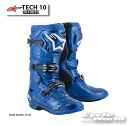 ☆正規品【ALPINESTARS】TECH 10 ブーツ 《2010020》BLUE BLACK (713) イタリア取り寄せ テック10 TECH10アルパインスターズ  モトクロス オフロードブーツ オフロード MX【バイク用品】