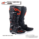 ☆正規品【ALPINESTARS】TECH 7 ENDURO《2012114》BLACK RED FLUO (1030)　 テック7　エンデューロ　ブーツ　アルパインスターズ　モトクロス オフロードブーツ　オフロード　イタリア取り寄せ【バイク用品】