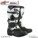 ☆正規品【ALPINESTARS】TECH 3 《BLACK WHITE (12)》 テック3モトクロス オフロード 靴 ブーツ イタリア取り寄せ イタリア 直...