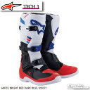 ☆正規品【ALPINESTARS】TECH 3 《WHITE BRIGHT RED DARK BLUE (2307)》 テック3 モトクロス オフロード 靴 ブーツ イタリア取り寄せ イタリア 直輸入オフロードブーツ ツーリング 街乗り アルパインスターズ 2013018【バイク用品】