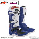 ☆正規品【ALPINESTARS】TECH 3 《BLUE WHITE RED (723)》 テック3モトクロス オフロード 靴 ブーツ イタリア取り寄せ イタ...