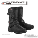 ☆正規品【ALPINESTARS】XT-8 GORE-TEX BOOTS《BLACK BLACK (1100)》 オフロード ブーツ イタリア取り寄せ オフロードブーツ アドベンチャー 防水 ゴアテックス アルパインスターズ 2037524 【バイク用品】