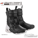 ☆正規品【ALPINESTARS】STELLA RT-7 TOURING DRYSTAR BOOTS 《BLACK WHITE (12)》 ステラ 女性用 レデ...