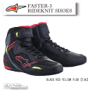 ☆正規品【ALPINESTARS】FASTER-3 RIDEKNIT SHOES 2510319 《BLACK RED YELLOW FLUO_136》 ファス...