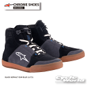 ☆正規品【ALPINESTARS】CHROME SHOES《BLACK ASPHALT GUM BLUE (1172)》イタリア取り寄せ　2512322クロムシューズ　ライディング　シューズ 　オンロードブーツ　ショートブーツ　ツーリングおしゃれ　アルパインスターズ【バイク用品】