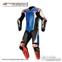 ☆正規品【ALPINESTARS】RACING ABSOLUTE V2 1 PC LEATHER SUIT《3156323　METALLIC BLUE BLACK WHITE RDFL (7183) 》　レザースーツ　レーシングスーツ　アルパインスターズ イタリア 取り寄せ【バイク用品】