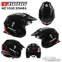 ☆【HEBO】 エボ トライアル ヘルメット 《HC1030 ZONE4》オフロードヘルメット ジェットヘルメット【バイク用品】【バイク用品】