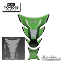 ☆【ネコポス対応】【Keiti】タンクパッド　KAWASAKIタイプ《TKW504G》 傷防止 Odax【バイク用品】