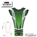 ☆【ネコポス対応】【Keiti】タンクパッド KAWASAKIタイプ《TKW507G》 傷防止 Odax【バイク用品】