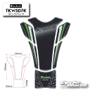 ☆【ネコポス対応】【Keiti】タンクパッド KAWASAKIタイプ《TKW507K》 傷防止 Odax【バイク用品】