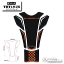 ☆【ネコポス対応】【Keiti】タンクパッド IMPORTタイプ《TKT101K》 傷防止 Odax【バイク用品】