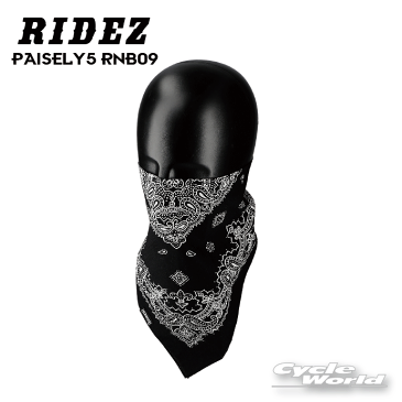 ☆【RIDEZ】NEO BANDANA MASK PAISELY5 RNB09 　ライズ　フェイスマスク　マスク　花粉　PM2.5 ウイルス対策　ライズインターナショナル【バイク用品】