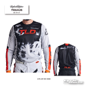 ☆ 【TROY LEEI】TDU225 GP ジャージ 《ASTRO LIGHT GRAY/ORANGE》モトクロス オフロード アールエスタイチ RSタイチ ...