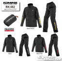 ☆【2025年春夏】【KOMINE】コミネ RK-552 MCコンパクトレインウェア レインスーツ レインコート 上下セット カッパ 雨具 雨用 防水 大きいサイズ コミネ こみね【バイク用品】(2)
