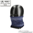 ☆【ネコポス対応】【RIDEZ】《FNW-08》 PIPES FLEECE NECK WARMER 　ライズ　フリースネックウォーマー　フェイスマスク　マスク　花粉　PM2.5 　ウイルス対策　ライズインターナショナル【バイク用品】