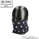 ☆【ネコポス対応】【RIDEZ】《FNW-05》PIPES FLEECE NECK WARMER 　ライズ　フリースネックウォーマー　フェイスマスク　星　スター　マスク　花粉　PM2.5 　ウイルス対策　ライズインターナショナル【バイク用品】