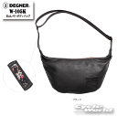 ☆正規品【DEGNER】 W-105K　花山レザーボディバッグ　KAZAN　BODYBAG　牛革　京桜柄　金襴織物　和柄　日本　JAPAN　　デグナー【バイク用品】