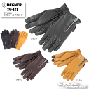 ☆正規品【DEGNER】TG-47i スマホ対応 やぎ革ツーリンググローブ GLOVE 3シーズン 山羊革 防寒 防風 寒さ対策 デグナー 【バイク用品】