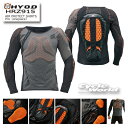 ☆【HYOD】HRZ915D D3O エアプロテクトシャツ プロHHYOD D3O AIR PROTECT SHIRTS Pro（onepiece） チェスト 胸 エルボー ひじ バック 脊髄 背中 プロテクター ヒョウドウプロダクツ D3o【バイク用品】