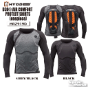 ☆●【HYOD】HRZ919D D3O AIR COMFORT PROTECT SHIRTS (onepiece)コンフォート プロテクト シャツチェスト 胸 エルボー ひじ バック 脊髄 背中 プロテクター ヒョウドウプロダクツ D3o【バイク用品】