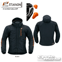 ☆【HYOD】STJ614DN《BLACK》 ST-W SPEED PARKA D3O? テキスタイルジャケット ヒョウドウプロダクツ【バイク用品】