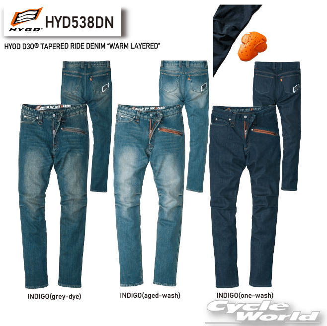 HYODHYD538DNHYOD D3O? TAPERED RIDE DENIM WARM LAYEREDɡǥ˥ࡡɨץƥ...