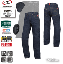 ☆【ROUGH&ROAD】RR7725 HOTウインドガードデニムパンツ ルーズフィット  防風 冬用 寒さ対策 防寒 ラフ&ロード ラフロ オーバーパンツ【バイク用品】
