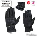 ☆【ROUGH&ROAD】RR8525 コンフォートナックルレザーグローブDS メンズ レディース ツーリング 手袋 シンプル レザー ラフ&ロード ラフア...