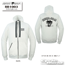 ☆【ROUGH&ROAD】RR1003《WHITE/ホワイト》ラフライドZIPパーカー 春夏ジャケット ラフ&ロード メンズ レディース 【バイク用品】