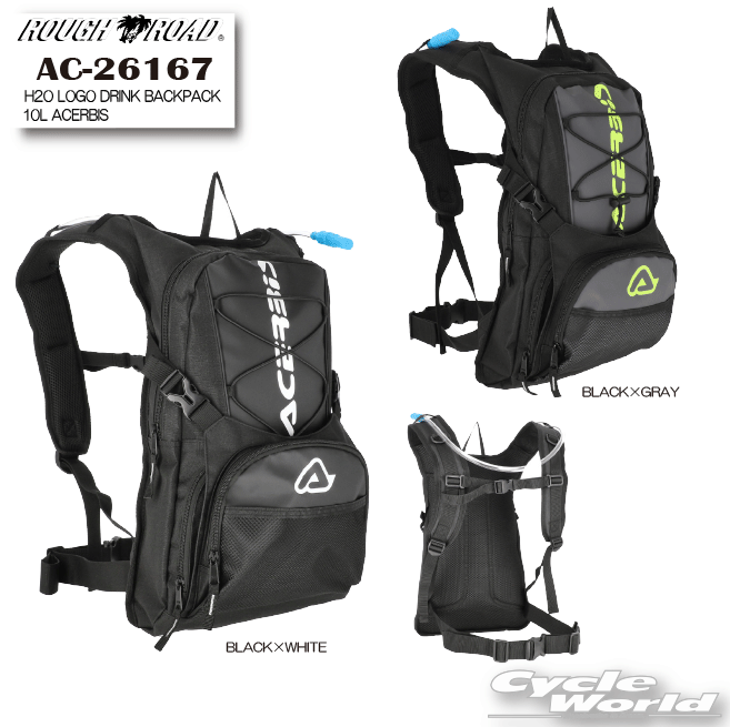 ROUGH&ROADAC-26167H2O LOGO DRINK BACKPACK 10L ACERBIS 3LХå...