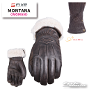 ☆正規品【Five】MONTANA WOMAN断熱 カウレザー ビンテージ スマホタッチ ウィンターグローブ シティグローブ ツーリンググローブ モンタナ ウー...
