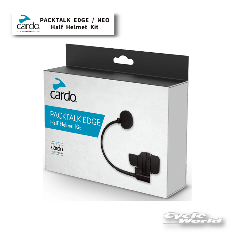 ☆【Cardo】ACC00013 EDGE ロングアームマイクキットPACKTALK EDGE / NEO Half-Helmet Adapter リペ..