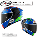 ☆【SUOMY】SST10016　TRACK-1 PECCO MUGELLO 　ペコムジェロ 　 フルフェイス　ヘルメット　SGマーク 公道走行　MFJ公認レースOK　スオーミー 　エトスデザイン　【バイク用品】