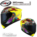 ☆【SUOMY】SST10004 TRACK-1 CHIEFTAIN MY チーフテン フルフェイス ヘルメット SGマーク 公道走行 MFJ公認レースOK ...