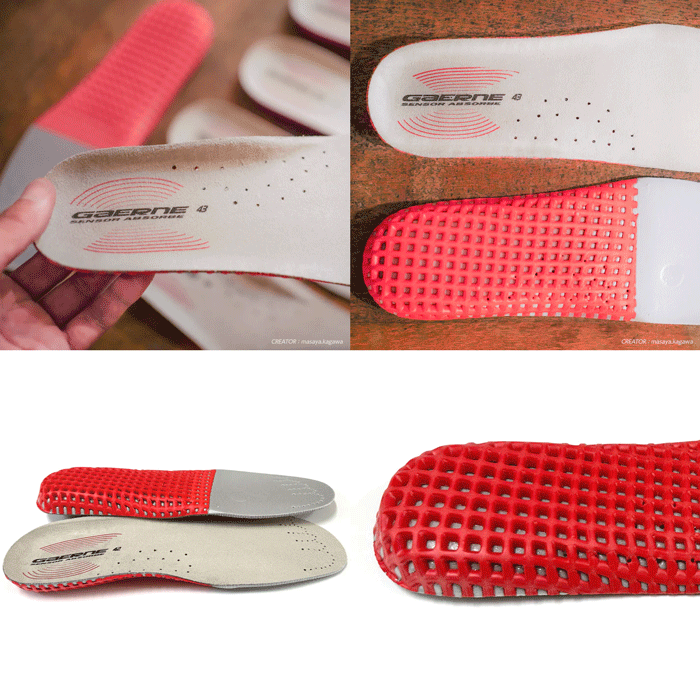 ☆●【ネコポス対応】【GAERNE】ガエルネ ハイグレードインソール (SG-12リプレイスインナーソール) 《4697001》 中敷き オフロードブーツ モトクロス エンデューロ 衝撃吸収ジャペックス JAPEX【バイク用品】 2