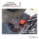 ☆【Rough Tail】2024限定　ワンネス　ドロップバッグ《イーグルオレンジ》ONENESS DROPBAG　2024Limited EAGLE ORANGEカラーオーダー　アメリカン　ラフテール　Harley‐Davidson Made in Japan【smtb-k】 【バイク用品】 1