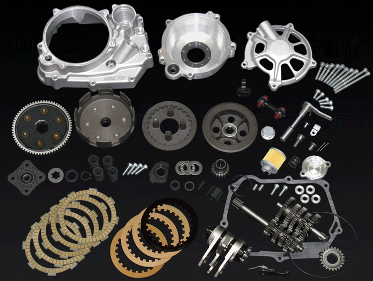 ☆【NECTO】モンキー乾式クラッチフルキット5速《レーシング》クロスCD90クランクケース用 MONKEY モンキー用　ネクト【バイク用品】