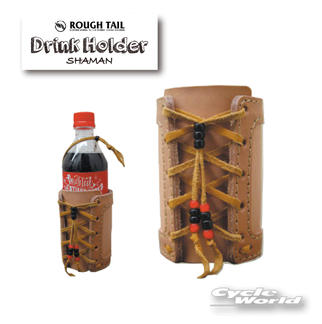 ☆【Rough Tail】シャーマン　ドリンクホルダー　SHAMAN DRINK HOLDER　カラーオーダー　アメリカン　ラフテール　サドルバッグ　Harley‐Davidson Made in Japan【smtb-k】 【バイク用品】