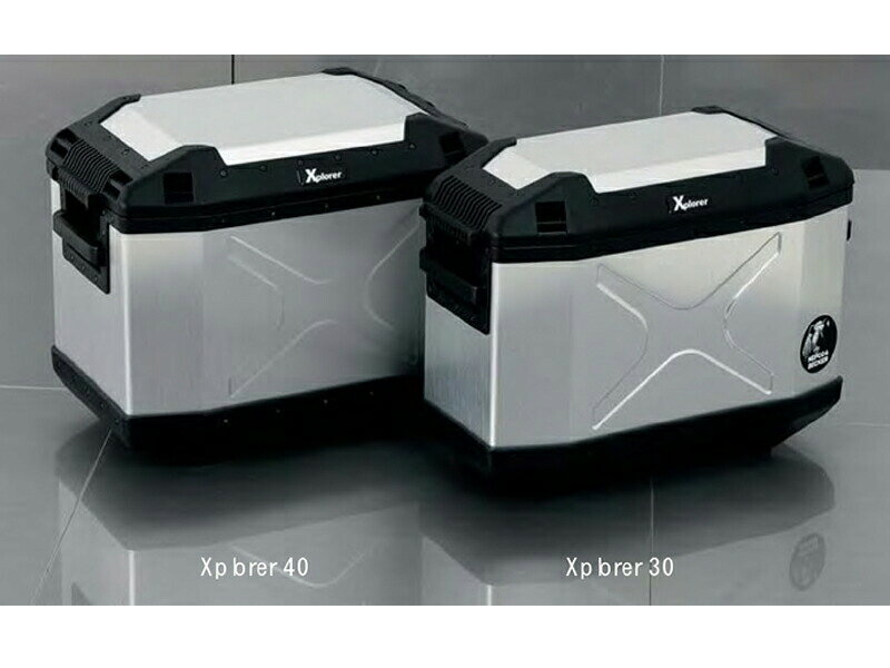 ☆《HEPCO&BECKER》（610210-0000） XPLORER　サイドケース40　左側　シルバー　ハ...