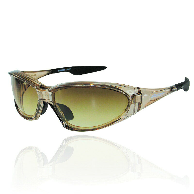 ☆【SUOMY EYEWEAR】スオーミー　アイウェアサングラスSU-013 MODELフレームカラー:クリアブラウンレンズカラー:ブラウングラデーション可視光...