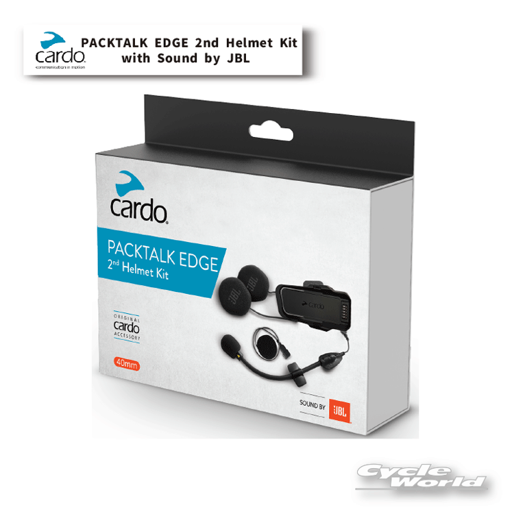 ☆【Cardo】ACC00011　PACKTALK EDGE オーディオマイクキット2nd Helmet Kit with Sound by JBL　リペア　インカム　 ヘッドセット 　ヘルメット用スピーカー　ツーリング 音楽 会話　カルド【バイク用品】