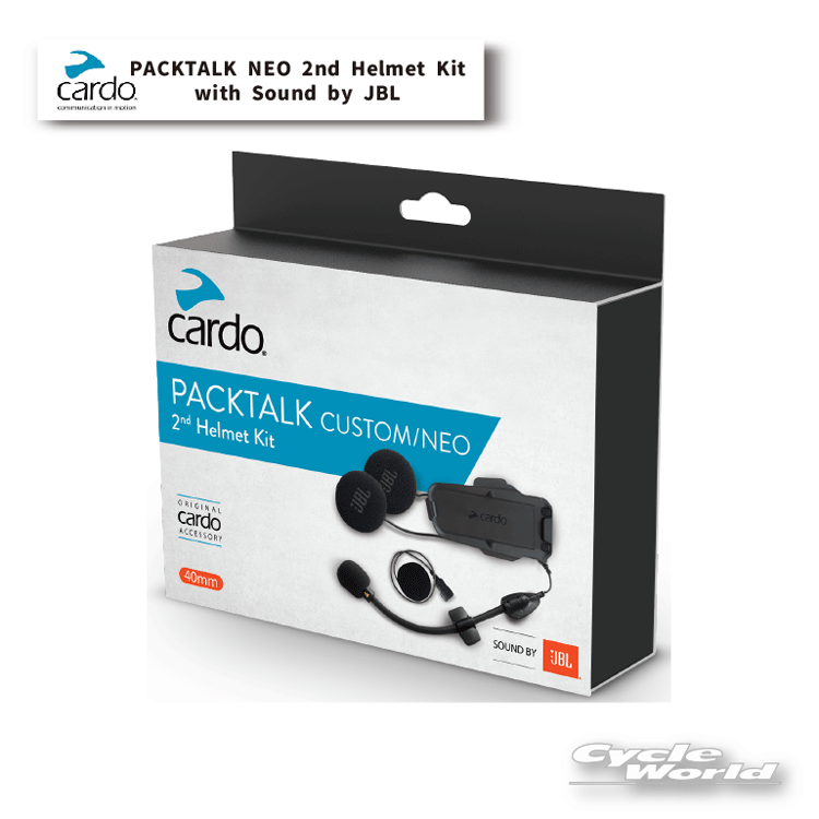 ☆Cardo】ACC00016 PACKTALK NEO オーディオマイクキット2nd Helmet Kit with Sound by JBL リペア インカム ヘッドセット ヘルメット用スピーカー ツーリング 音楽 会話 カルド【バイク用品】