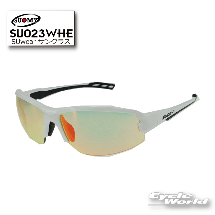 ☆【SUOMY EYEWEAR】SU023WHEスオーミー アイウェア紫外線99.9％カット （UV400） サングラスエトスデザイン 【バイク用品】