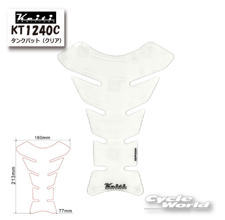 樂天商城 - ☆【正規品】【ネコポス対応】【Keiti】タンクパッド　CLEAR Type《KT1240C》 傷防止 Odax【バイク用品】