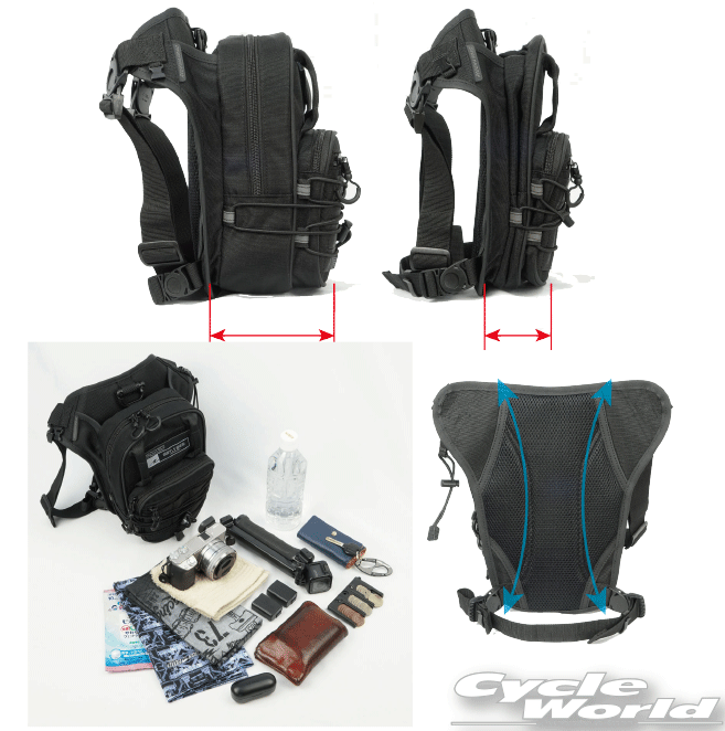 ☆【ラフ&ロード】RR9704（カーボン）　コンバットホルスター大容量ホルスター カバ...