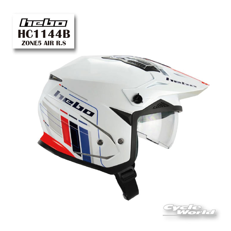 樂天商城 - ☆【HEBO】 《HC1144B ZONE5 AIR R.S》 エボ トライアルヘルメット 競技用公道走行不可 エトスデザイン 【バイク用品】