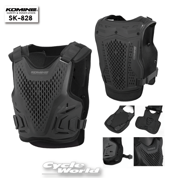 ☆*【KOMINE】SK-828 エアスルーCE レベル2ボディアーマーフィット 　ツーリング コミネ【バイク用品】...