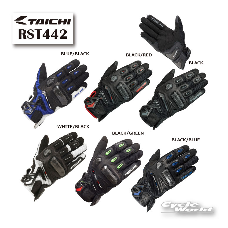 ☆《2026年春夏》【RS TAICHI】RST442｜ラプター メッシュ グローブグローブ　スマホタッチ　メッシュ　春夏　プロテクター　RSタイチ　アールエスタイチ　26SS【バイク用品】