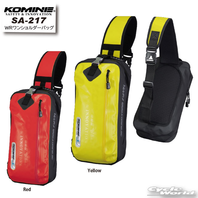 Waist Top Bag - ☆【KOMINE】 コミネ　SA-217 WRワンショルダーバッグ 8L ワンショルダーバッグ　ツーリング　かばん　カバン　防水バッグ　ツーリングバッグレインバッグ　ウォータープルーフバッグ【バイク用品】