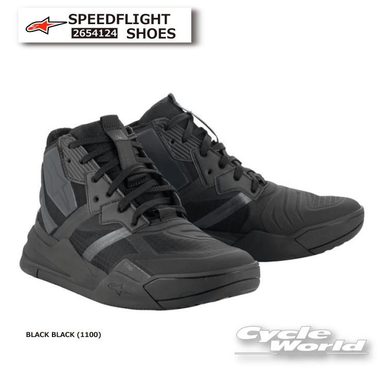 ☆正規品【ALPINESTARS】SPEEDFLIGHT SHOES《2654124》BLACK BLACK (1100) スピードフライトシューズ スニーカー ツーリング ライディング シューズ ストリート アルパインスターズ イタリア 取り寄せ【バイク用品】